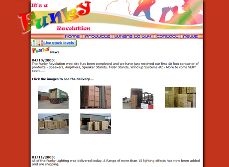 News page was updateable by the custom CMS. News page was updateable by the custom CMS.
